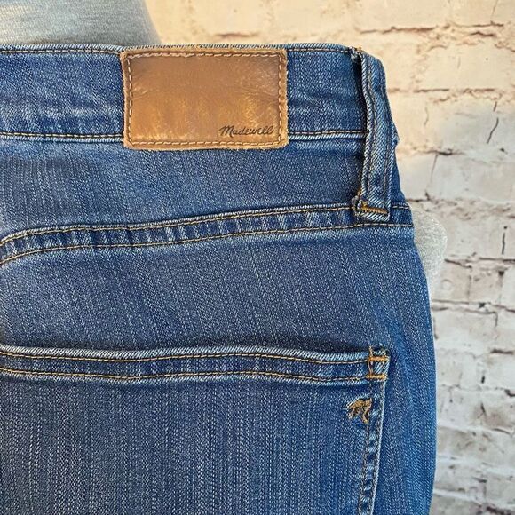 Madewell Skinny Jeans Ankle Length Roadtripper Medium Wash Blue Womens Size 32 - Picture 4 of 7